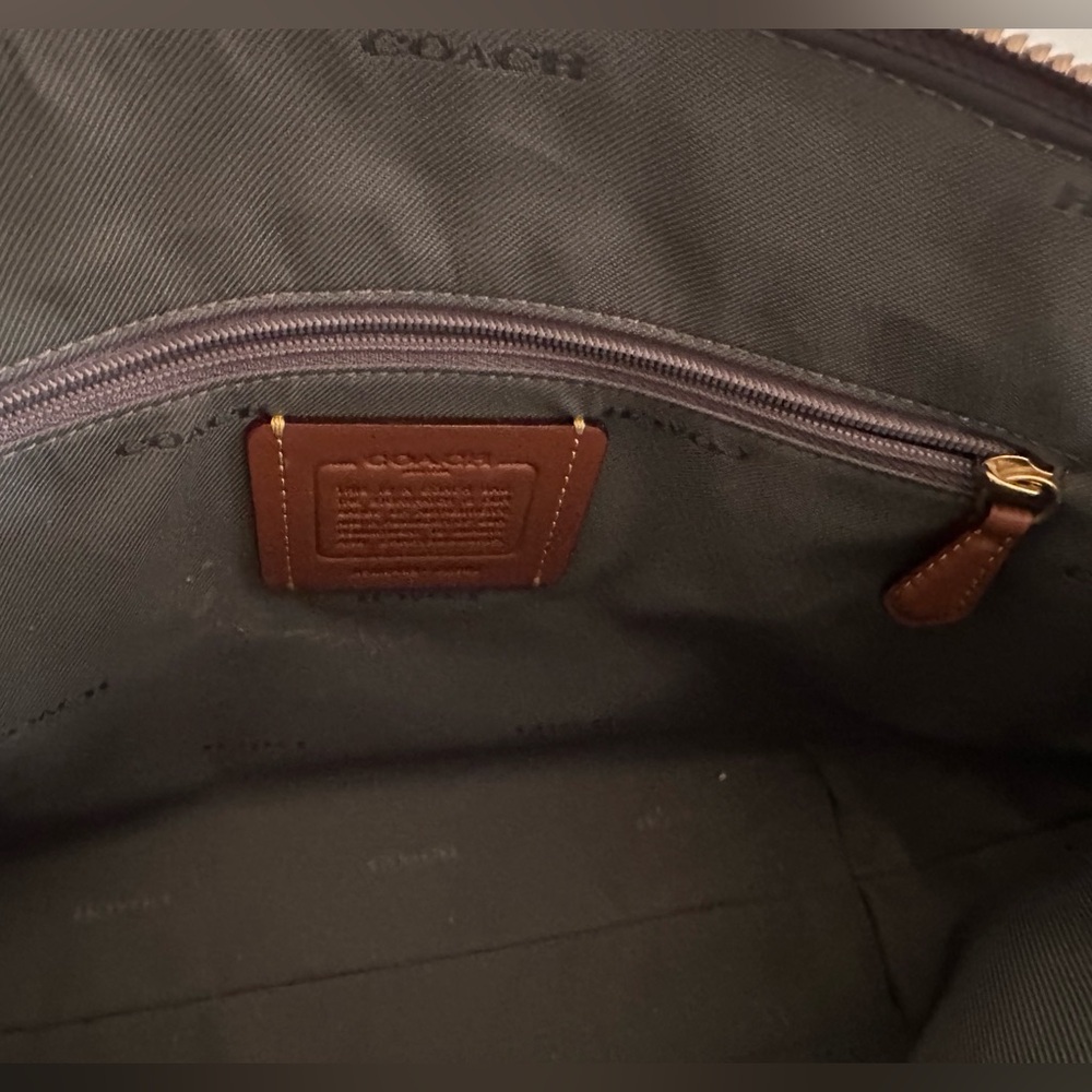Coach Dove Grey Bella Leather Satchel - Picture 4 of 11
